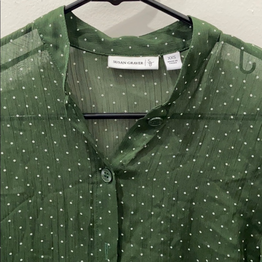 Susan graver button down blouse - Picture 2 of 2